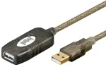 GOOBAY Active USB forl&aelig;ngerkabel 5m Guld Transparent