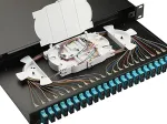 EQUIP LWL-Splei&szlig;kasten 24-Port SC-Duplex OM3 1U komplett sw