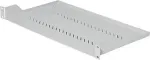 Triton 19" shelf A1 with perforation 150mm, max.15kg black