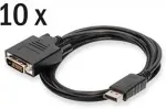 Digitus Adapter AV DisplayPort - DVI-D Black (AK-990900-020-S)