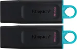 M&auml;lukaart Kingston Technology Kingston DataTraveler Exodia 64GB USB 3.2 Gen 1 USB stick Sort Bl&aring;