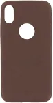 Tellur Cover Slim Synthetic Leather for iPhone X/XS brown