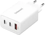 Intenso toiteadapter 1x USB-A/2x USB-C 65W GaN White