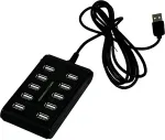 No name Moduł USB listwy zarządzalnej do podłączania czujnik&oacute;w - 10 port&oacute;w AVIZIO POWER