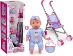 ARTYK Doll Natalia - Bab y with stroller 30 cm
