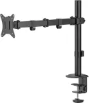 Maclean MC-753N LCD Monitor Desk Mount 17-32" 9kg VESA 75x75 100x100 Single Arm Extendable Adjustable
