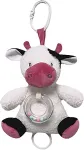 TULILO Cow music box white-claret 18 cm