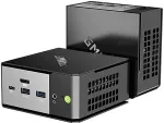 GMKtec EVO-X1 AMD Ryzen AI 9 HX 370 32 GB LPDDR5x-SDRAM 1 TB SSD Windows 11 Pro Mini PC Black, Silver