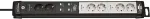 Brennenstuhl Connect Premium-Line WLAN power strip 6-way (black/light gray, 3 meters, timer, voice control)