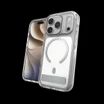 Zagg Case Santa Cruz Snap Kickstand Metallic with Camera Button Apple iPhone 18 Pro / 17 Pro - Silver