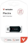 M&auml;lukaart Verbatim Pendrive Plectra 128GB USB-C 100MB/s 30225 black