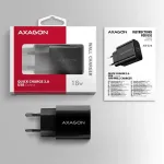 AXAGON ACU-QC18 wall charger 1x QC3.0/AFC/FCP/SMART, 18W, black