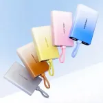 VENTION 10000mAh power bank with LED display, USB-C + Lightning + USB-A, 22.5W (copper)