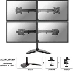 NEOMOUNTS BY NEWSTAR MONITOR ACC DESK MOUNT 10-27"/NM-D335D4BLACK NEOMOUNTS