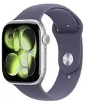 APPLE Watch Series 11&Acirc; GPS + Cellular 46mm Silver Aluminium Case with Purple Fog Sport Band - M/L