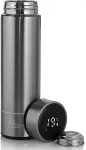 Extralink Smart Travel Mug Silber, Thermobecher mit LED-Display