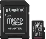 M&auml;lukaart Kingston Technology MEMORY MICRO SDXC 512GB UHS-I/W/ADAPTER SDCS3/512GB KINGSTON