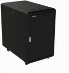 StarTech .COM 18HE 48,26cm 19Zoll Serverschrank - 800mm tief - bis zu 800 kg - abschliessbarer Netzwerkschrank mit Rollen - EIA-310