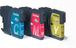 Tooner Brother LC1100RBWBP - Gelb, Cyan, Magenta - Original - Blisterverpackung - Tintenpatrone - f&uuml;r Brother DCP-185, 385, 395, 585, J715, MFC-490, 5490, 5890, 5895, 6890, 790, 795, 990, J615