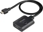 StarTech.com 2-Port HDMI Splitter 4K 60Hz HDMI 2.0 Video 4K HDMI Splitter 1In 2Out 1x2 HDMI Verteiler 4k HDR/HDCP Dual HDMI Splitter
