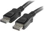 StarTech.com StarTech .com 50cm DisplayPort 1.2 Kabel mit Verriegelung (Stecker/Stecker) - DP 4k Audio- / Videokabel Kabel - Schwarz - DisplayPort-Kabel - 50 cm Das 0,5 m (50 cm) lange DisplayPort 1.2-Kabel DISPL50CM mit Einrastfunktion erm&ouml;glicht ei ...