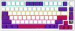Klaviatuur LORGAR KBP7075W, Wireless 75% Mechanical Gaming Keyboard Pro, White, EN layout