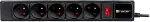 Tracer PowerGear 5m Black power strip