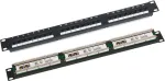 Q-LANTEC Patchpanel UTP cat.6 19-inch 1U 24xRJ45 LSA