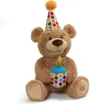 SM GUND GUND pehme m&auml;nguasi muusikaga Happy Birthday 43 cm