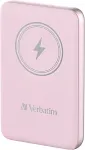 VERBATIM Charge 'n' Go Magnetic Wireless Power Bank 10000mAh Pink