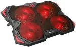 C-TECH Zefyros (GCP-01R) cooling pad, casual gaming, 17.3", red backlight, speed control