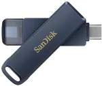 M&auml;lukaart SANDISK IXPAND PHONE DRIVE USB TYPE-C METALLIC SKY 256GB