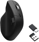 Hiir KEYCHRON M6 Silent (1000Hz) Black Wireless Mouse