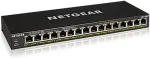 Netgear 16-Port Gigabit Ethernet Plus Switch mit PoE (GS316PP): unmanaged Switch mit 15 PoE+-Anschl&uuml;ssen bei 180 W, 1 1G-SFP-Anschluss, Desktop- oder Wandbefestigung