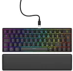 Klaviatuur URage Gaming-Keyboard Exodus 760 Mechanical Mini, Rote Switches, SW, QWERTZ DE