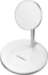 Noname Magnetic Wireless Charger with Stand CHOETECH, 2in1, 15W, white