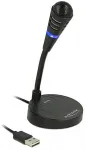 DeLOCK USB Mikrofon mit Standfu&szlig; und Touch-Mute Taste