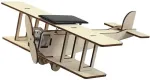 Noname Solar Powered Toy "Biplane Flying Star"