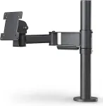 ERGONOMIC SOLUTIONS SPACEPOLE SCREEN MOUNT WITH 300MM ELBOW ARM - BLACK