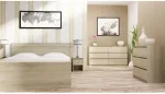 TOP E SHOP Topeshop M2 SONOMA nightstand/bedside table 2 drawer(s) Oak