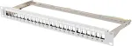 LANBERG EMPTY PATCH PANEL 24 PORTS 1U 19" FTP FOR KEYSTONE MODULES GREY