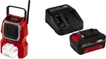 Raadio EINHELL TC-RA 18 Li BT - Solo, construction site radio (red/black, Bluetooth)