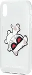 Karl Lagerfeld Apple iPhone XR Fun Eaten Hard Case Transparent