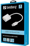 Helikaart Sandberg USB-C to Sound Link - Soundkarte - Stereo - USB-C