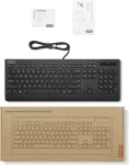 Klaviatuur Lenovo Smartcard II | Keyboard | Wired | Estonian | Plunger type switch | Black