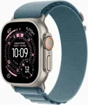 APPLE Watch Ultra 3 49mm Natural Titanium/Light Blue Alpine Loop - Medium