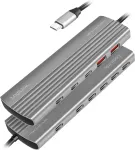 Logilink Ultra lim USB3.2 Gen2 hub,2xUSB-A,2xUSB-C,100