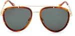 JustCavalli P&auml;ikeseprillid JUST CAVALLI unisex SJC029V5701GZ (L&auml;&auml;ts/Sild/K&otilde;rvaklamber) 57/17/140 mm