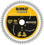 DeWALT XR FlexVolt Saw Blade 216mm x 30mm 60T
