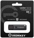 Kingston Pendrive 32GB IronKey Locker+50 USB 3.2 Black EU (IKLP50G2/32GB)
